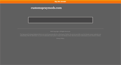 Desktop Screenshot of customspraymods.com